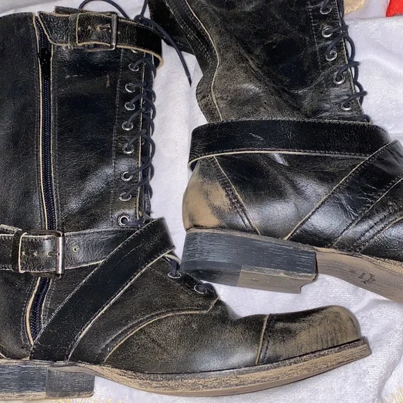 Matisse Black Combat Boots size 9 - Picture 6 of 9